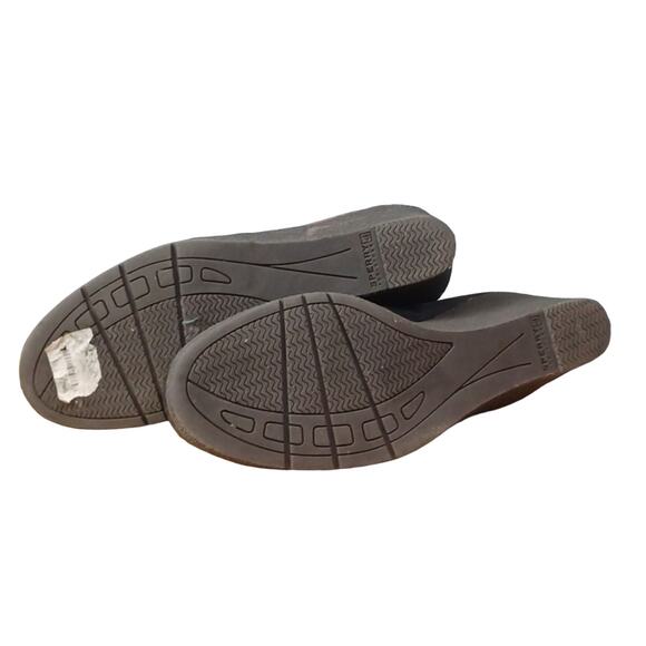 Sperry Women's Harlow Burnished Leather Wedge Black Booties 9.5 M - Picture 4 of 7